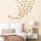 Crosize 48 Pcs Gold Butterfly Decorations, 4 Styles 3 Sizes, Butterfly Wall Decor, 3D Butterfly Party Decorations, Butterflies for Crafts, Bouquet, Cake Decorating, Flower Arrangements, Room Décor